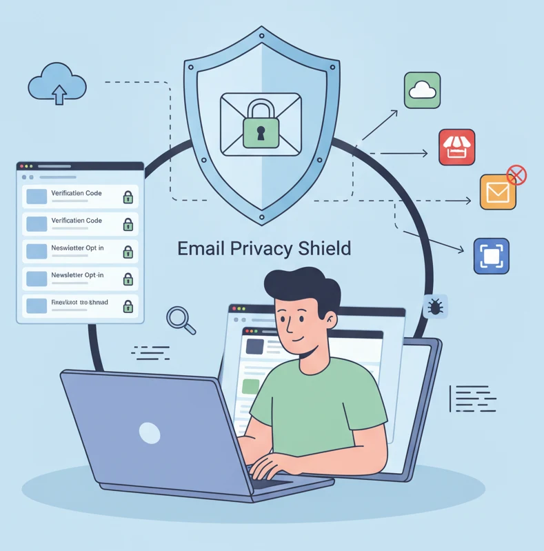 Tester using temporary email for third-party app verification
